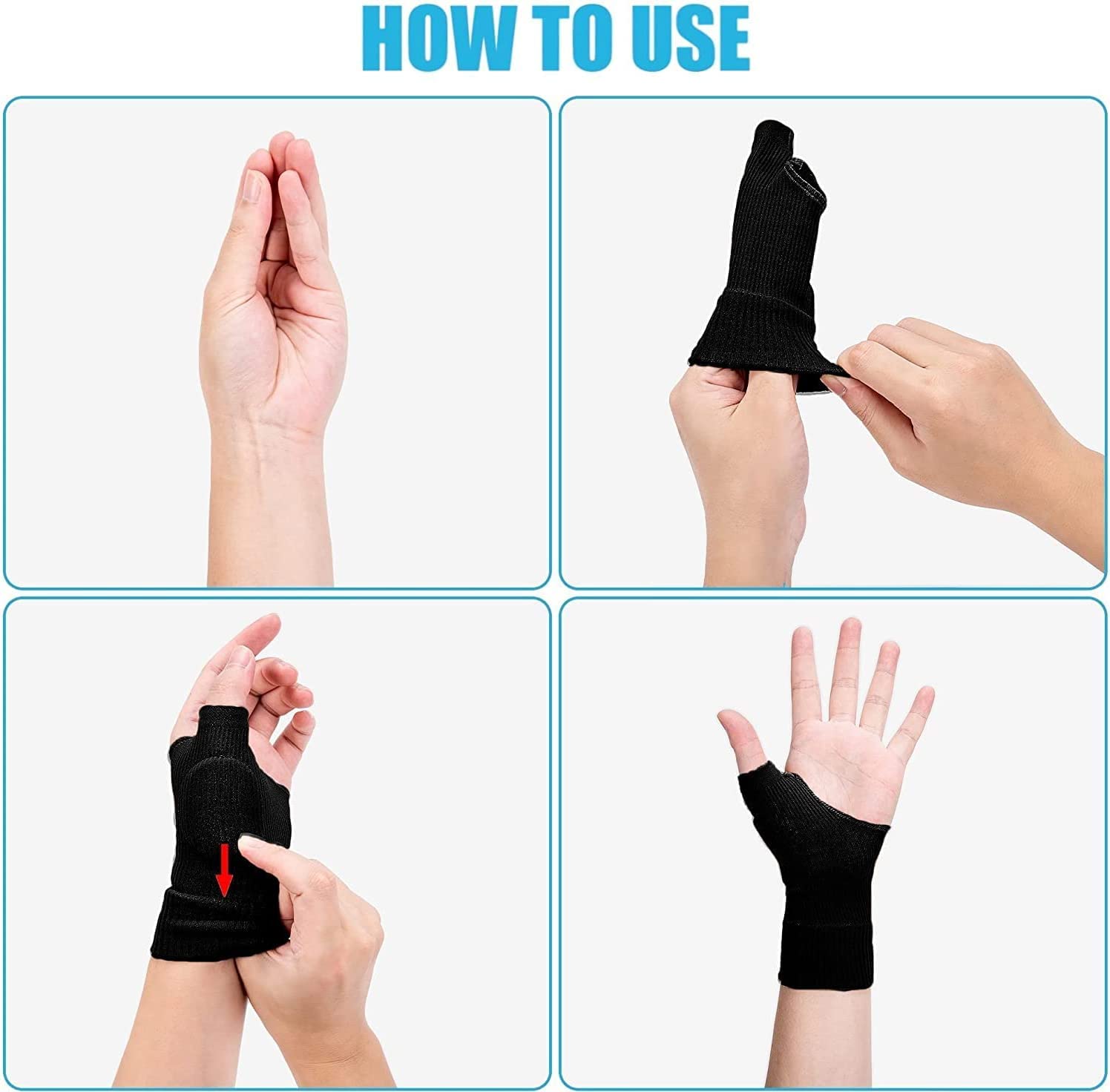 how to wear thumb support