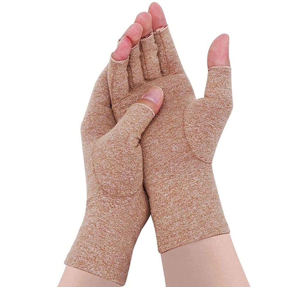 Therapeutic Arthritis Compression Gloves for Hand Pain & Swelling Relief | Open-Finger Design