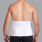 Adjustable abdominal support wrap