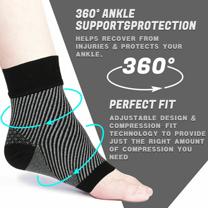 Ankle compression sleeve