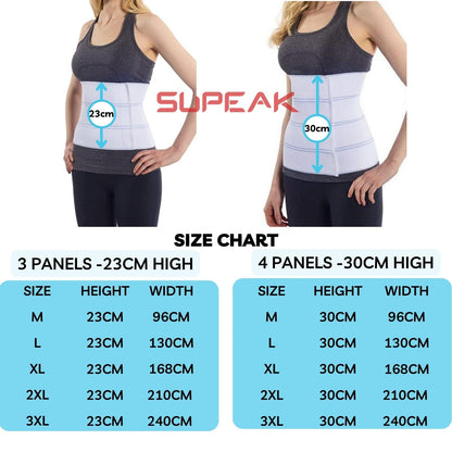 Abdominal Binder Size Chart