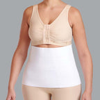 Soft and breathable abdominal binder