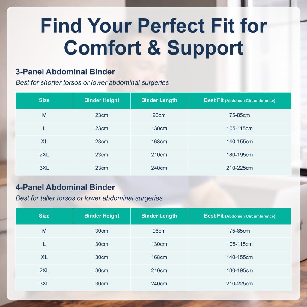 Medical Post-Surgery Abdominal Binder | C-Section & Tummy Tuck Recovery Support