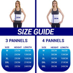 Abdominal binder size guide for men and women – waist measurement chart for proper fit in Australia