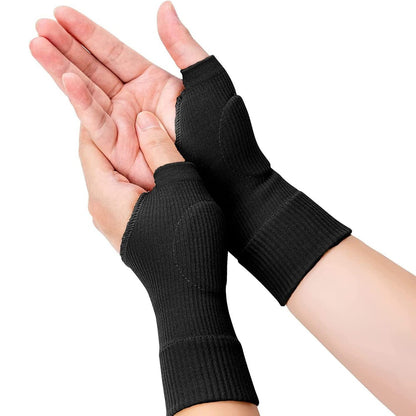 Gel Thumb Wrist Support Gloves