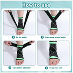 how to wear compression ankle brace