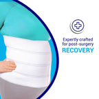 Post-surgery abdominal binder providing reliable support and comfort for recovery – breathable and adjustable design