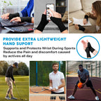 thumb support for Driving, Typing, Writing, Cooking, Playing Golf, Tennis, Basketball, Pilates, Yoga